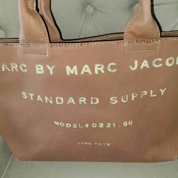 Marc Jacobs Limited Edition Vintage Standard Supply Tote Canvas Brown Bag Purse - Picture 2 of 8